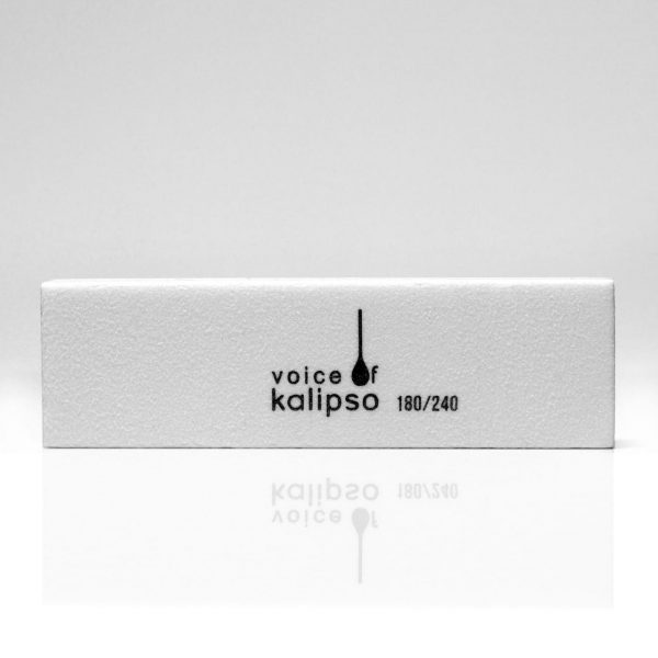 Бафик Voice of Kalipso белый, двусторонний, 96Х28Х12мм 180/240 грит