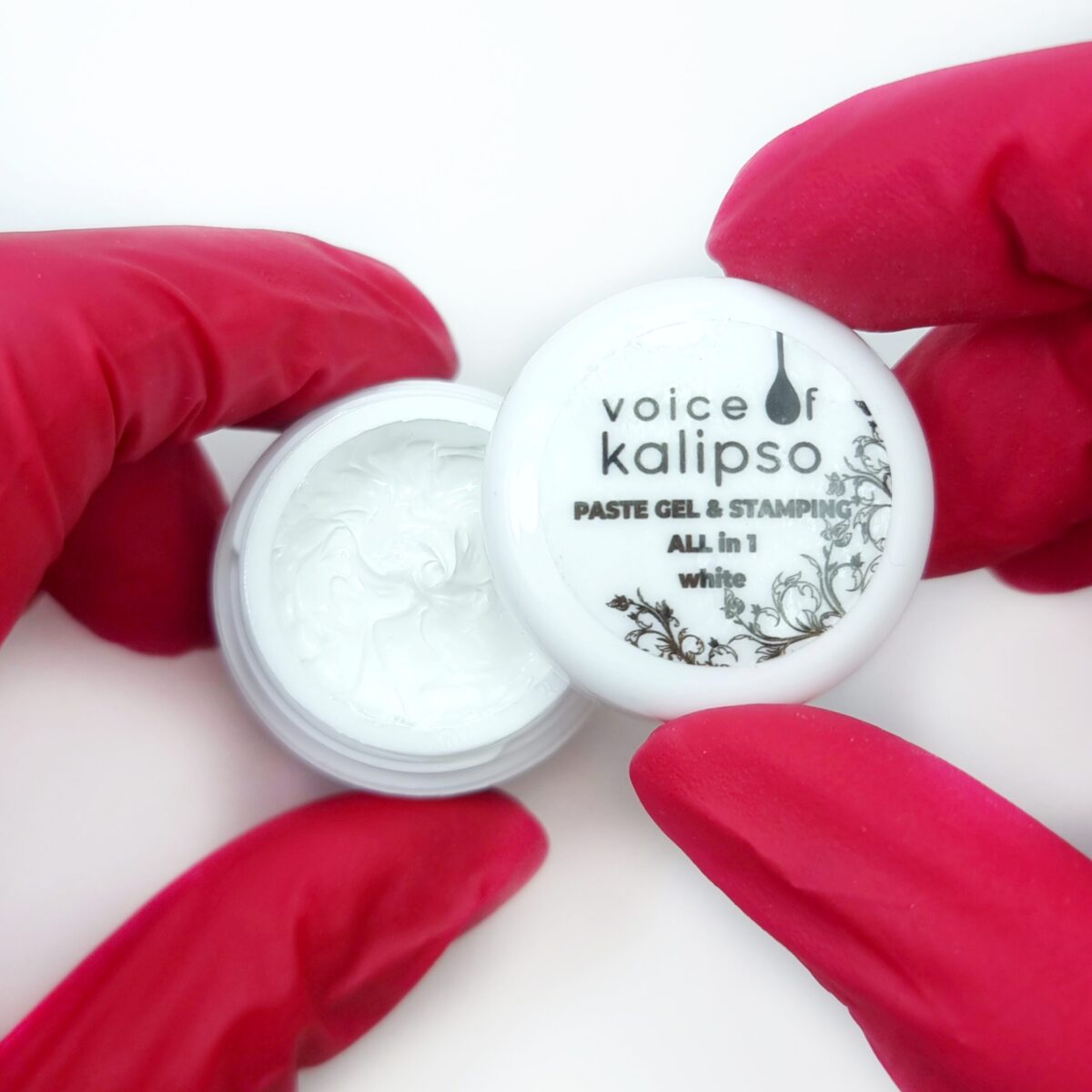 Гель паста Paste Gel & Stamping Voice of Kalipso, белый, 5 мл