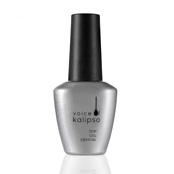 Топ с липким слоем top gel crystal, 10 мл