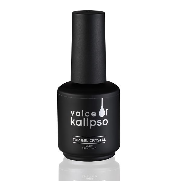 Топ с липким слоем  top gel crystal, 15 мл
