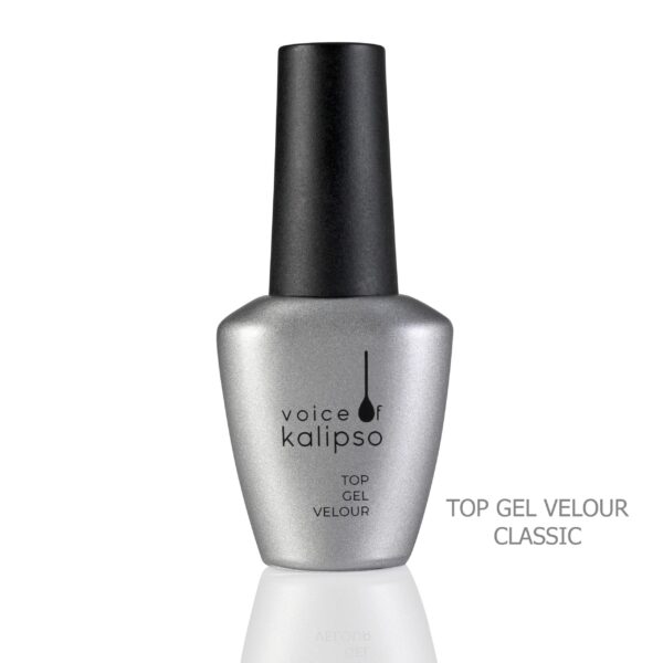 Матовый топ для гель-лака Top Gel Velour Classic, 10 мл