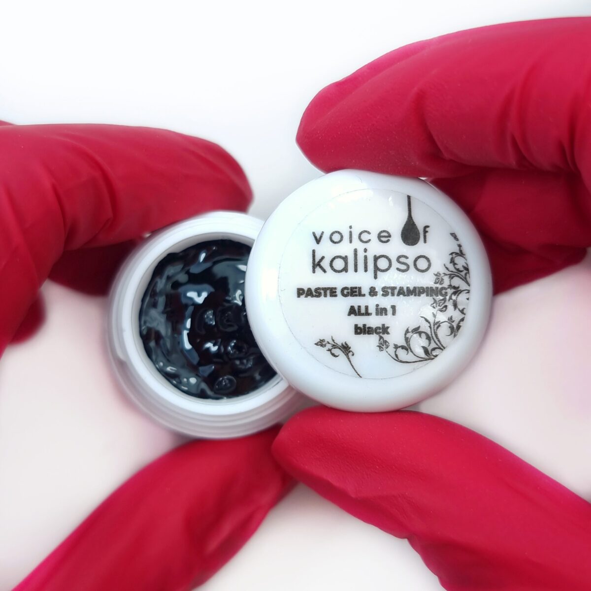 Гель паста Paste Gel & Stamping Voice of Kalipso, черный, 5 мл