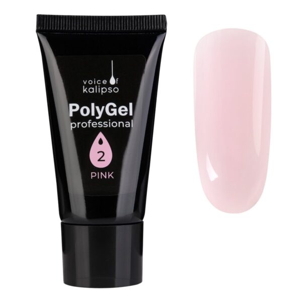 Полигель розовый PINK №2, 15 мл