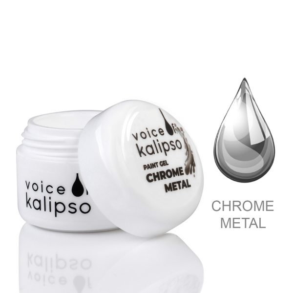 Гель краска Gel Paint Voice of Kalipso, хром, 5 мл