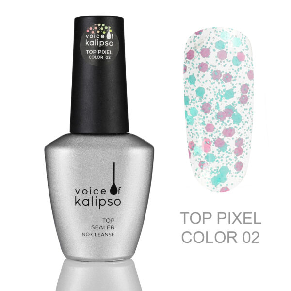 Топ без липкого слоя Top Pixel 02, 10 мл