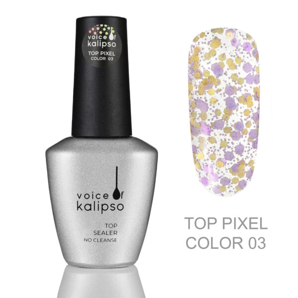 Топ без липкого слоя Top Pixel 03, 10 мл