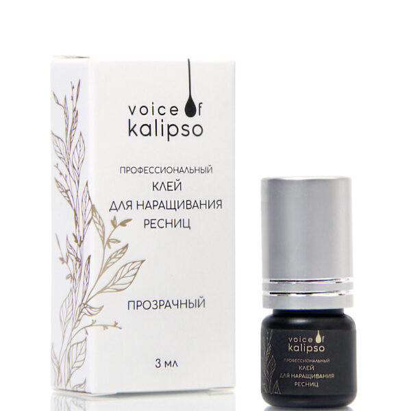 Клей для наращивания ресниц прозрачный, Voice of Kalipso, 3 мл